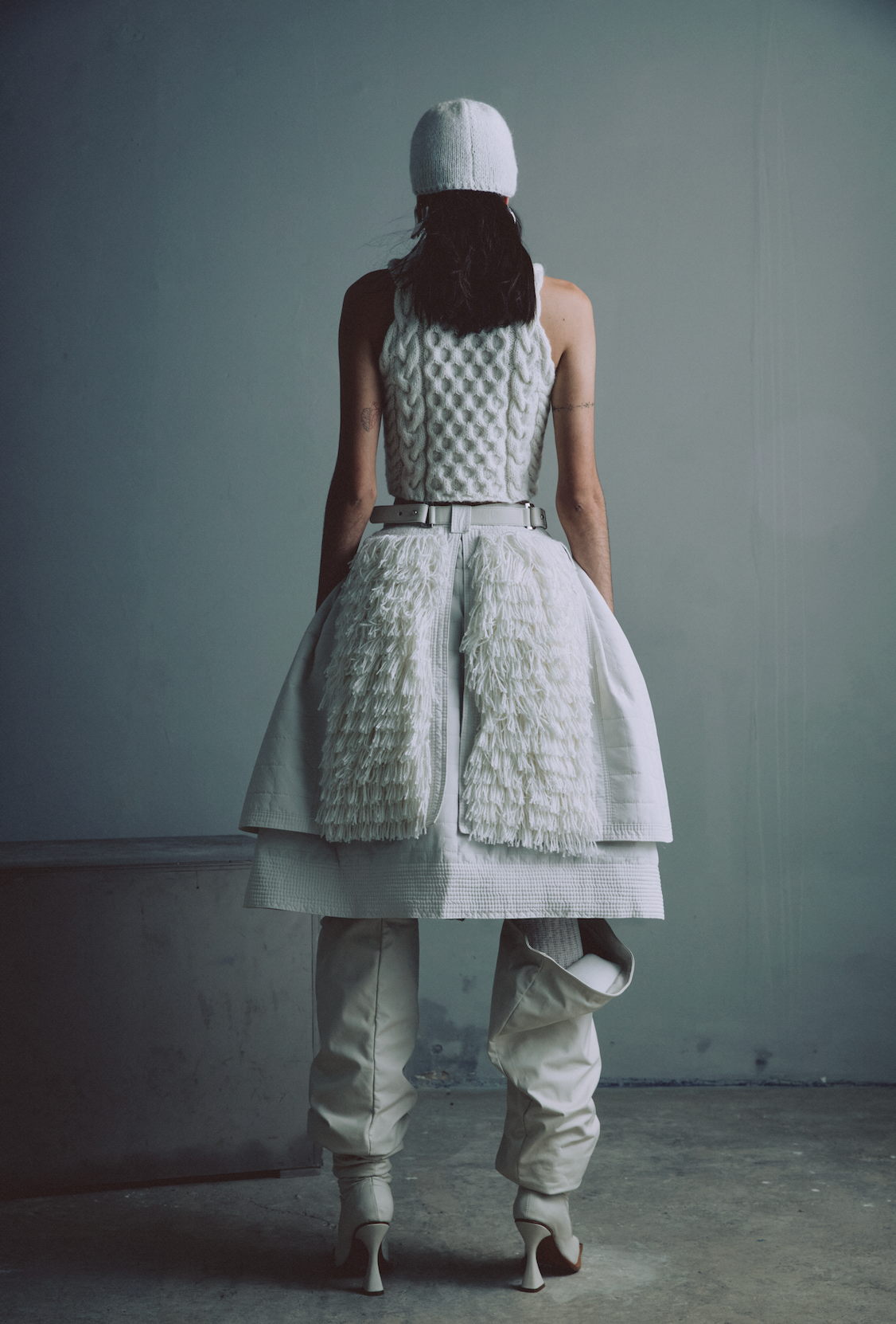 SKIRT WHITE FLEECES