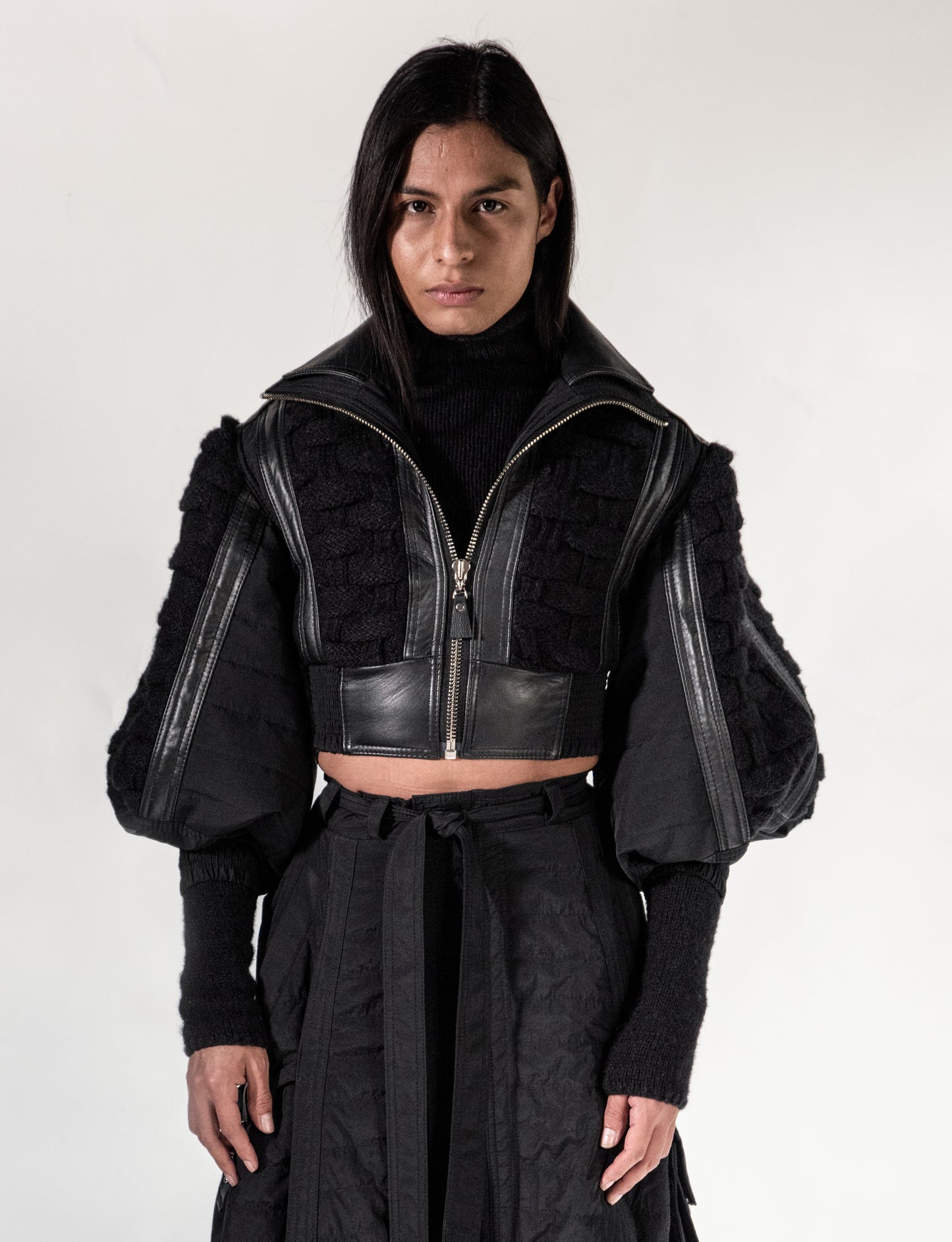 CROP GLOBO JACKET