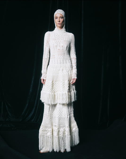 MAXI DRESS REINA BLANCA