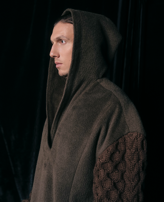 SWEATER WOOL HOOD
