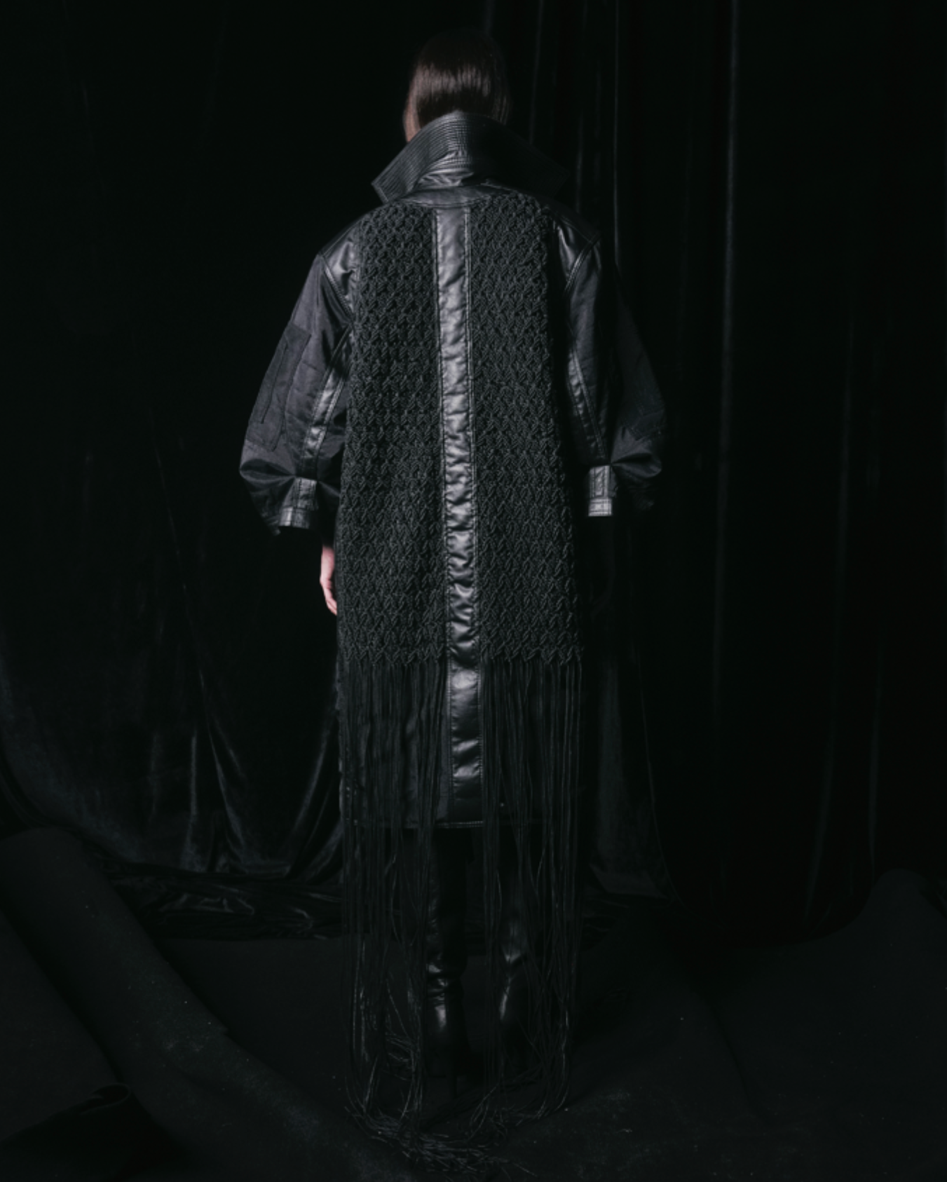 MACRAME  MAXI COAT