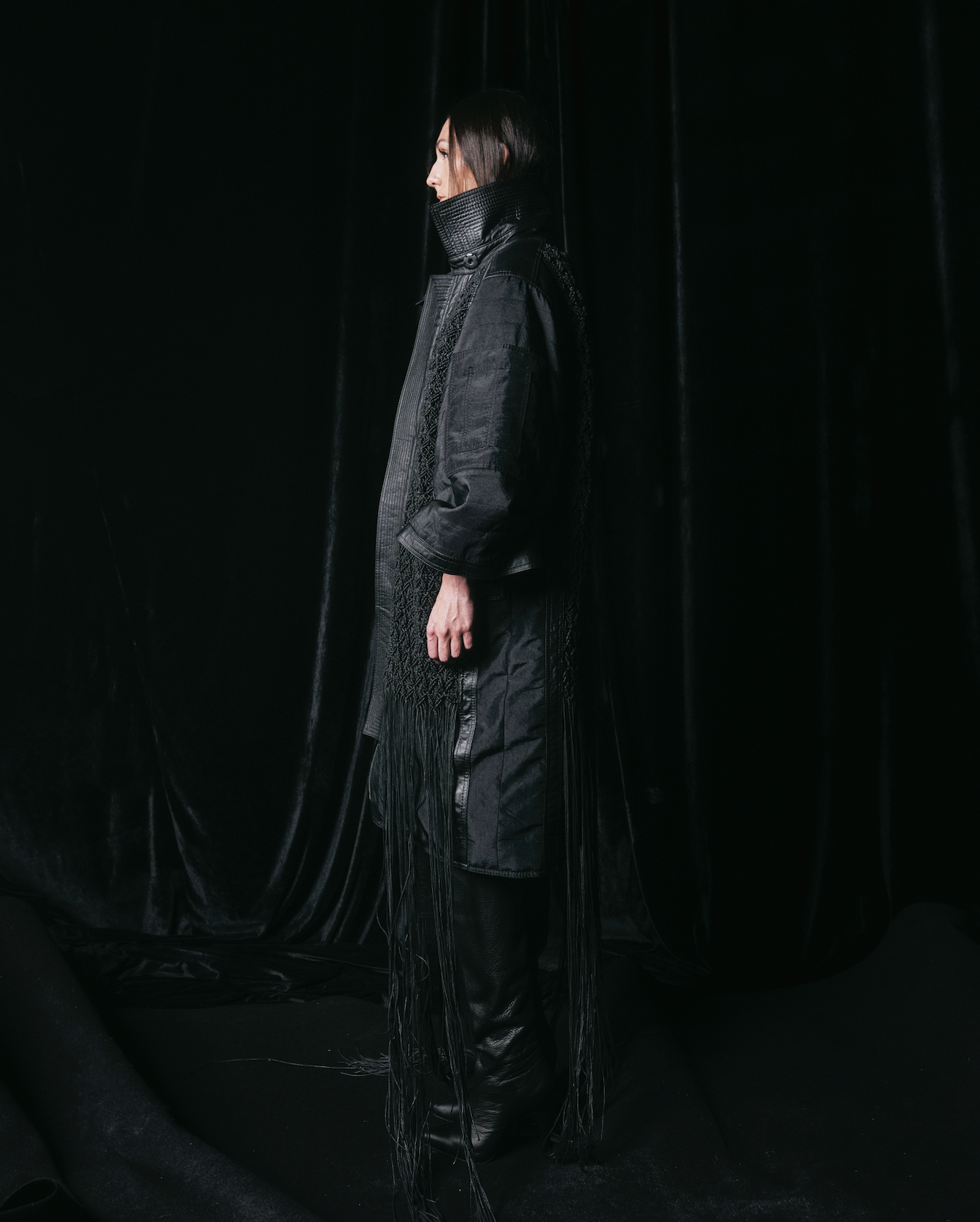 MACRAME  MAXI COAT