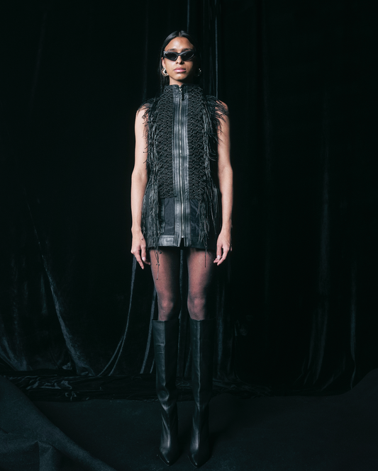 MACRAME  MINI DRESS