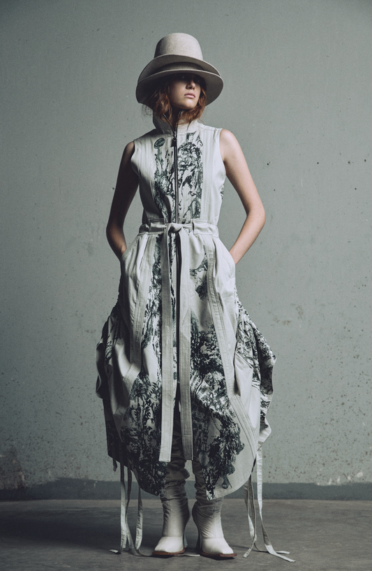 DRESS VEST PRINTED
